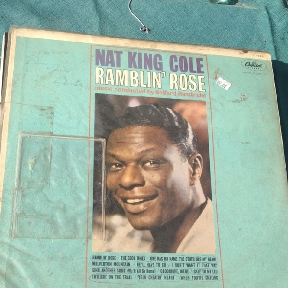 Nat King Cole Ramblin' Rose Vinyl Record - Picture 1 of 2